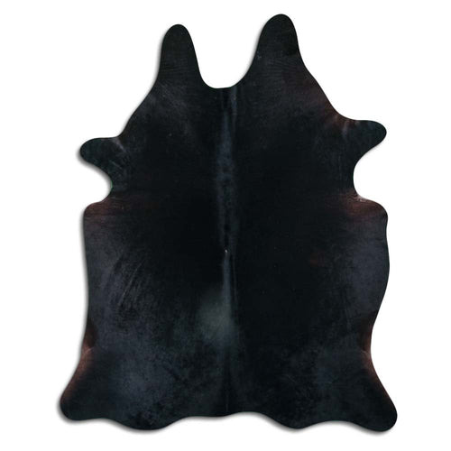 Schwarzes Kuhfell XL