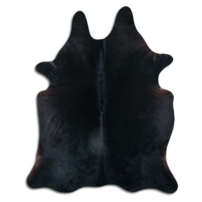 Schwarzes Kuhfell XL