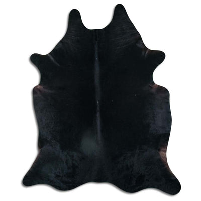 Schwarzes Kuhfell XL
