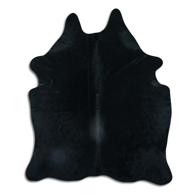 Schwarzes Kuhfell XL