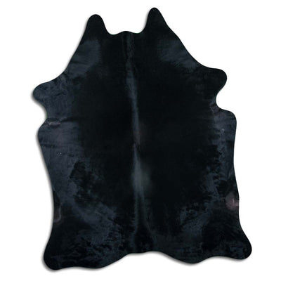 Schwarzes Kuhfell XXL