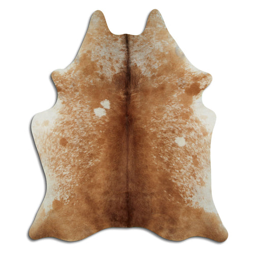 Braun-Weißes Kuhfell XL