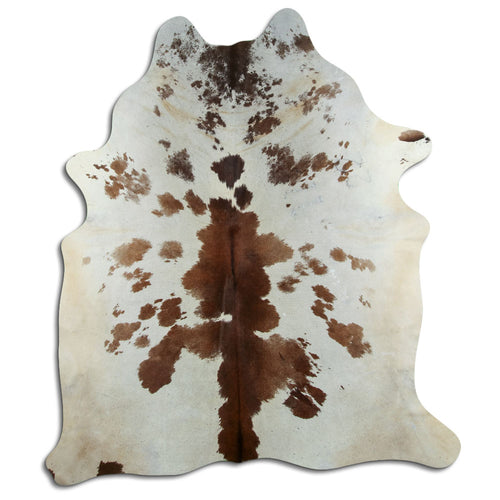 Braun-Weißes Kuhfell XXL