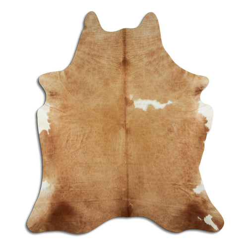 Braun-Weißes Kuhfell XL