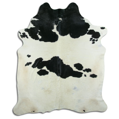Schwarz-Weißes Kuhfell XXL