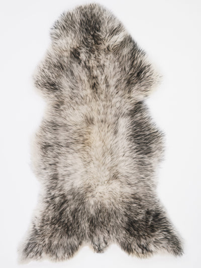 Mufflon Lammfell Schwarz XXL
