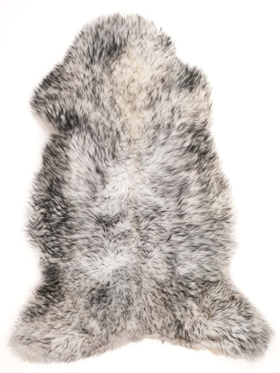 Mufflon Lammfell Schwarz XXL