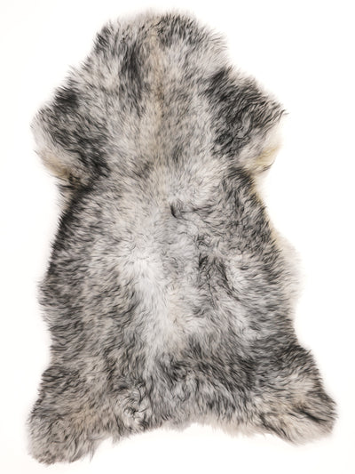 Mufflon Lammfell Schwarz XXL