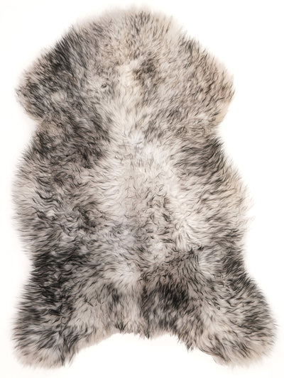 Mufflon Lammfell Schwarz XL