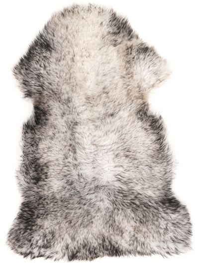 Mufflon Lammfell Schwarz XL
