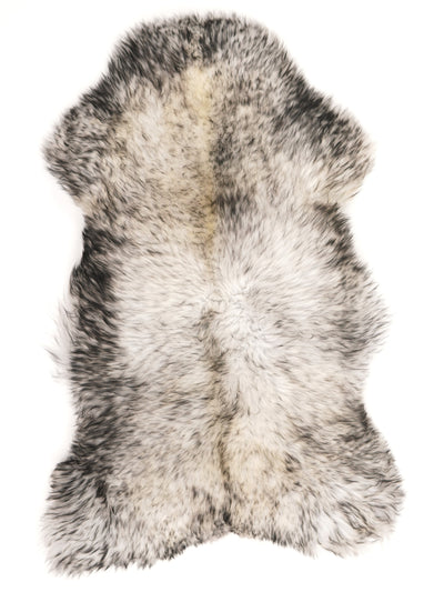 Mufflon Lammfell Schwarz L