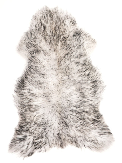 Mufflon Lammfell Schwarz L