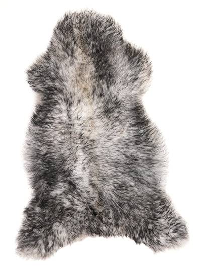 Mufflon Lammfell Schwarz XL