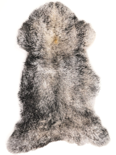 Mufflon Lammfell Schwarz L