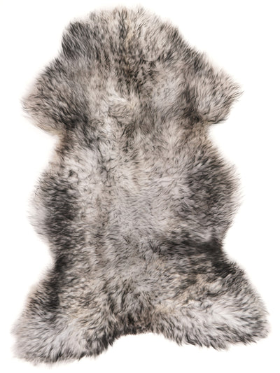 Mufflon Lammfell Schwarz L