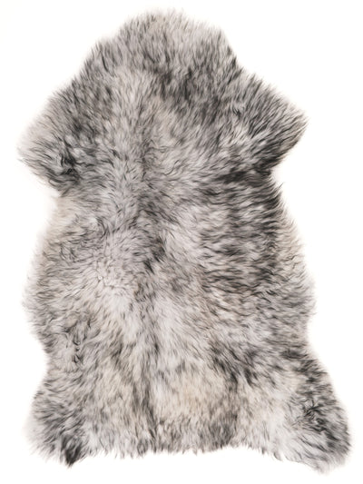 Mufflon Lammfell Schwarz XL