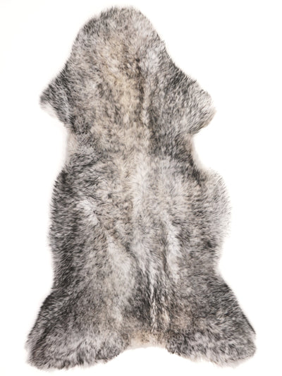 Mufflon Lammfell Schwarz XXL