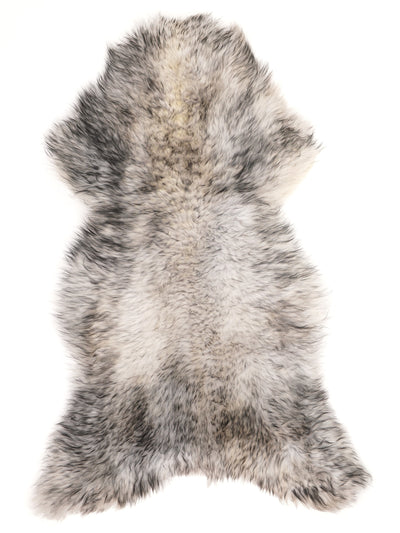 Mufflon Lammfell Schwarz XXL