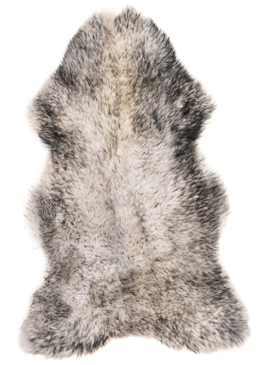 Mufflon Lammfell Schwarz XL