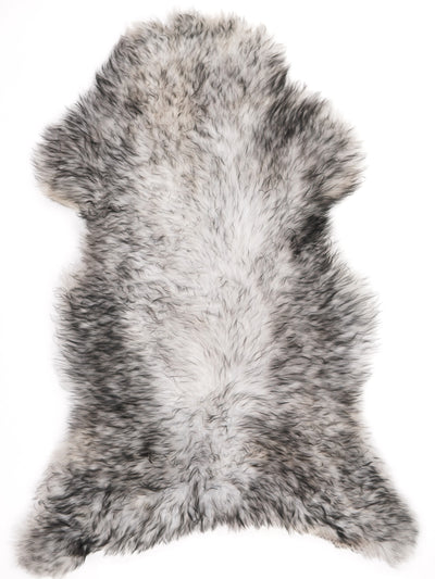 Mufflon Lammfell Schwarz XL