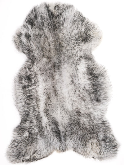 Mufflon Lammfell Schwarz XXL