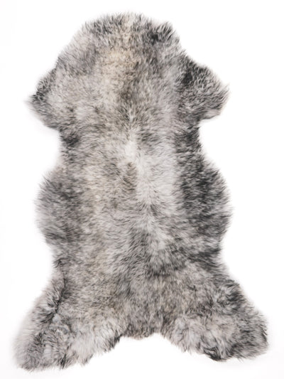 Mufflon Lammfell Schwarz XL
