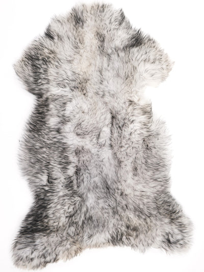 Mufflon Lammfell Schwarz XL