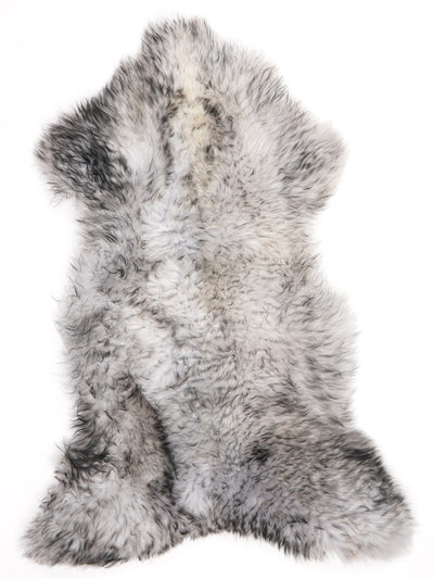 Mufflon Lammfell Schwarz XL