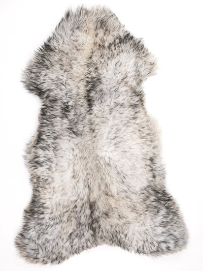Mufflon Lammfell Schwarz XXL