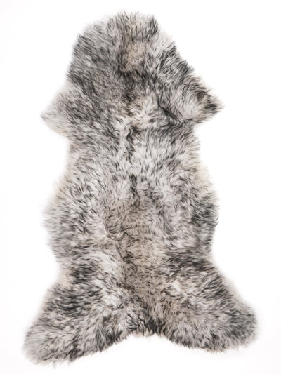 Mufflon Lammfell Schwarz XL