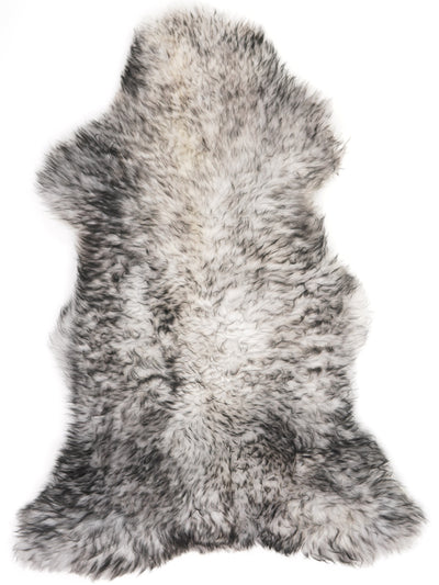 Mufflon Lammfell Schwarz XL