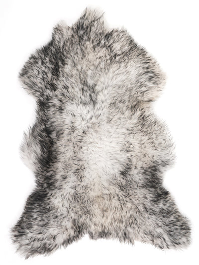 Mufflon Lammfell Schwarz XL