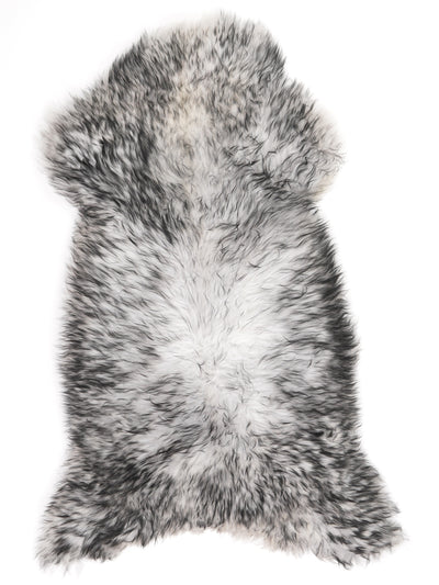 Mufflon Lammfell Schwarz XL