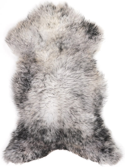 Mufflon Lammfell Schwarz XL