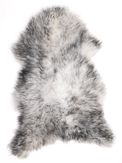 Mufflon Lammfell Schwarz XL