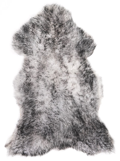 Mufflon Lammfell Schwarz L