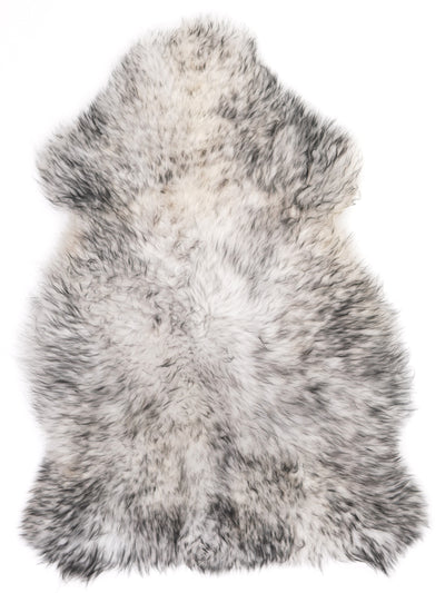 Mufflon Lammfell Schwarz L