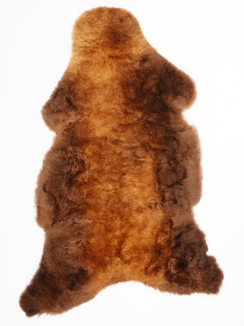 Mehrfarbiges Lammfell 'Rusty' XL