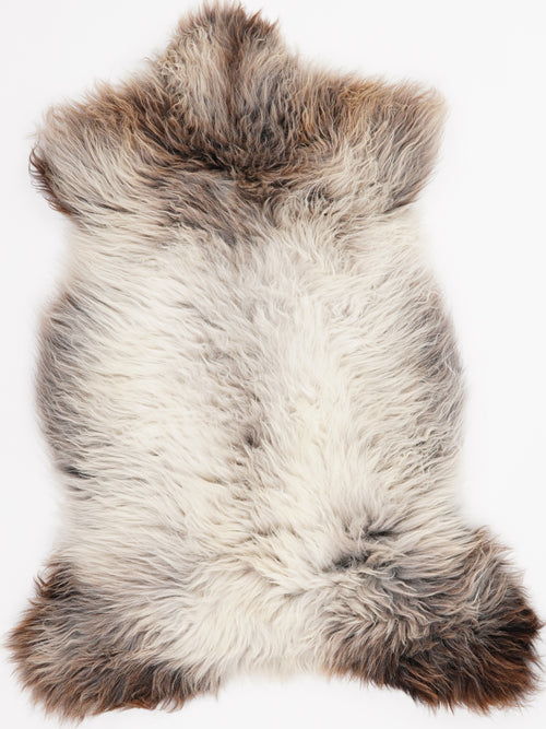 Mehrfarbiges Lammfell L