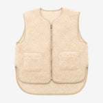 Merino Weste ''Island'' Beige