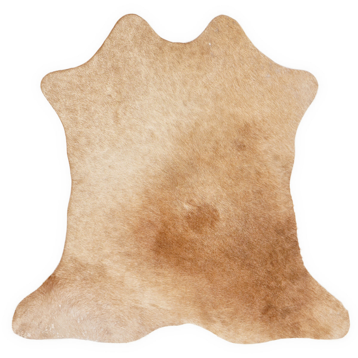 Mini-Kuhfell, ca. 70 × 70 cm, von oben fotografiert: genau das Fell, das Sie erhalten