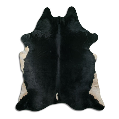 Schwarzes Kuhfell XXL