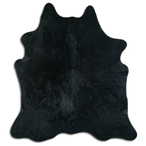 Schwarzes Kuhfell XL