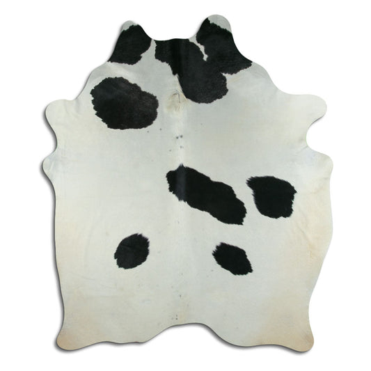 Black & White Cowhide Rug XXL