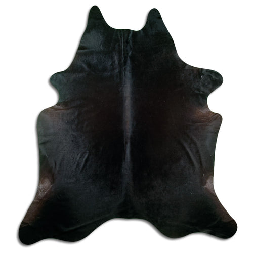 Schwarzes Kuhfell XXL