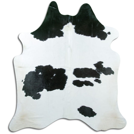 Black & White Cowhide Rug XL