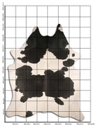 Schwarz-Weißes Kuhfell XXL