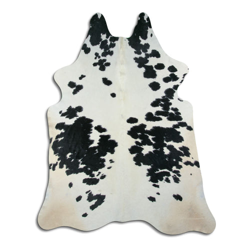 Schwarz-Weißes Kuhfell XXL
