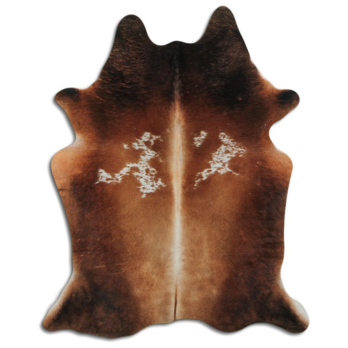 Braun-Weißes Kuhfell M