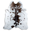 Salt & Pepper Kuhfell, ca. 220 × 190 cm, von oben fotografiert: genau das Fell, das Sie erhalten
